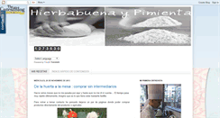 Desktop Screenshot of hierbabuenaypimienta.com