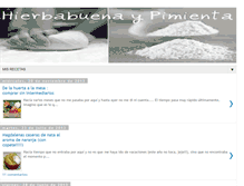 Tablet Screenshot of hierbabuenaypimienta.com